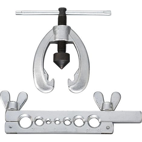 Rebordeado de tubos de cobre y aluminio de 5-16 mm Fervi 0472