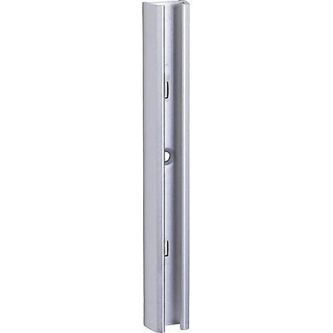 ALMA guia aluminio plata 620 de 2 metros , Guia de cremallera para montar estanteriasTamaño 2 metrosAluminio plateadoNo incluye tornillos.