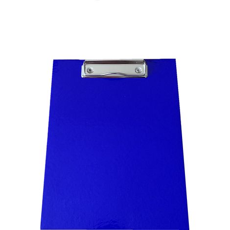Cartella portablocco A5 in cartone blu (1/2)