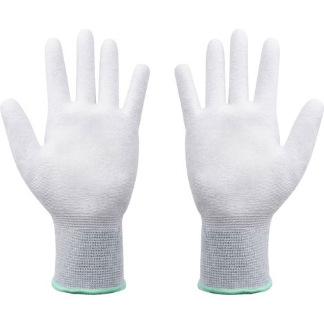 Quadrios  ESD-Handschuh  Kleider-Größe: S Polyamid, Polyurethan (1/3)