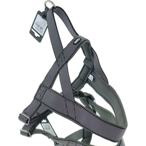 Nobby® Hunde Norwegergeschirr Classic Preno Royal L Schwarz & Weiß 68-85 cm - Nylon (1/2)