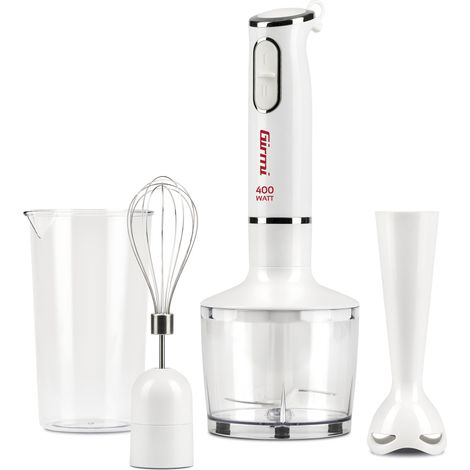 Girmi Frullatore ad Immersione con Accessori Bianco (1/4)