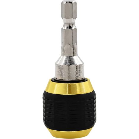 Schnellspannbohrer mit Sechskantschaft und selbstsichernde Bohrer mit Schaft, kompatibel mit Bohrfutteradaptern für Bohrmaschinen und Elektrowerkzeuge, 60 mm