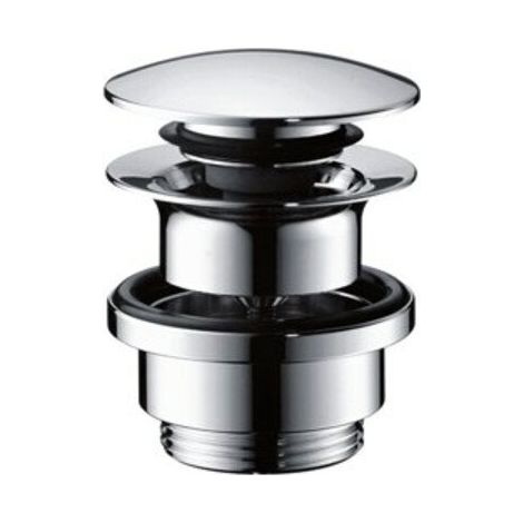 hansgrohe AXOR Ablaufventil, Push-Open, mit Überlaufloch, (1/3)