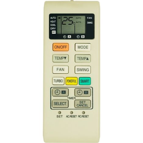 Compatible avec Télécommande Climatiseur Panasonic Modèle A75C4004 - (1/4)