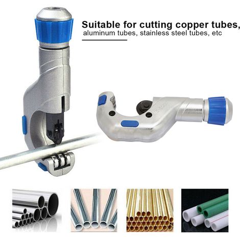 Coupe-tuyau à roulement à billes en alliage d'aluminium, pince coupe-tube 5-50mm, outil de découpe de tuyaux et flexibles (1/5)