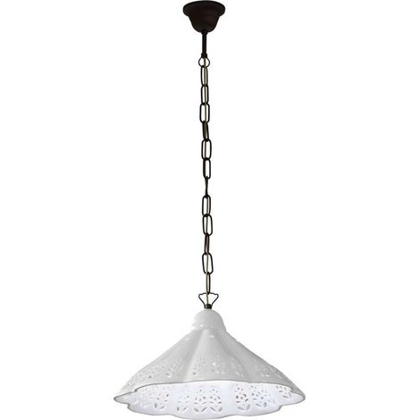 Sapho Vintage - Lampada da soffitto Lampedusa, 60 W, catena in ottone MC011C (1/5)