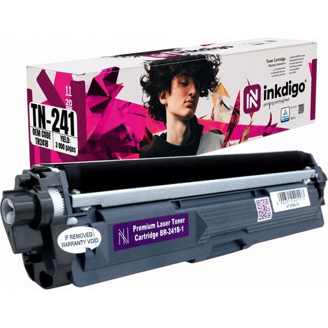 Inkdigo Toner TN241B kompatibel mit Brother DCP-9015CDW HL-3140CW TÜV-zertifiziert (1/5)