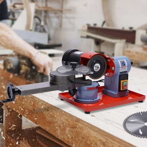 Affûteur de lame de scie circulaire 250 W - Pour lames de scie circulaire de 80 à 700 mm - Compatible avec l'aluminium, le bois et les plastiques - 220 V - 2850 tr/min (1/5)