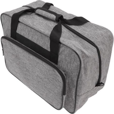 Tragetasche – Grau – 46 x 23 x 31 cm – Ideal für die Nähmaschine – Mehrere Fächer (1/4)