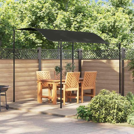 Auvent de parasol-Parasol de jardin 3 x 2,4 m Anthracite 325331 (1/5)