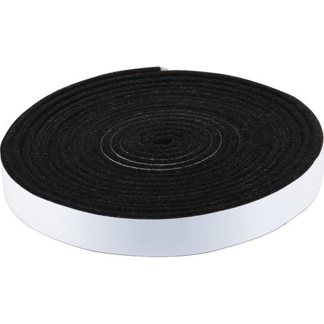 1 Pièce - Joint Fumoir - Ruban Adhésif - Résistant Haute Température - Étanchéité Barbecue - Feutre Ignifuge - Noir - 1,9cm x 0,3cm x 300cm (1/5)