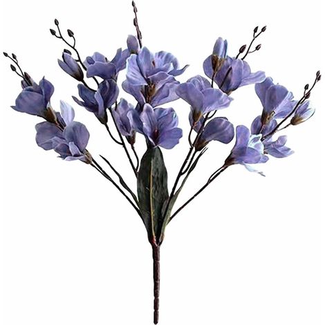 Fleur Artificielle Magnolia - Tige Unique - Couleur Automnale - Pour Décoration Intérieure, Mariage et Arrangements Floraux - 1 Pièce (1/5)