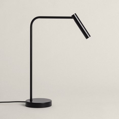 LED Tischlampe Touch 2.5W aus Metall Gazny Mattschwarz