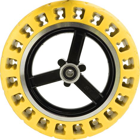 Pneu roue électrique 10x2.125 pouce solide amorti remplacement pour trottinette Kugoo M4 8,5 pouces, moyeu jaune LYH L0012 (1/5)