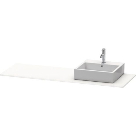 Console Duravit XSquare, 1 découpe à droite, 1600x16x550mm, (1/3)