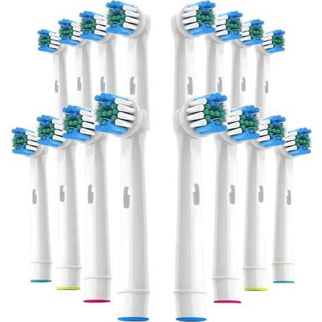 Lot de 16 têtes de brosse à dents – Compatibles avec brosses électriques – Nettoyage précis (1/5)