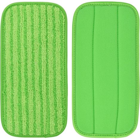 2 Pièces Chiffons de Nettoyage Remplacement pour Vadrouille Swiffer Wetjet Sol Humide Sec Tampons Accessoires Nettoyage Vert (1/4)
