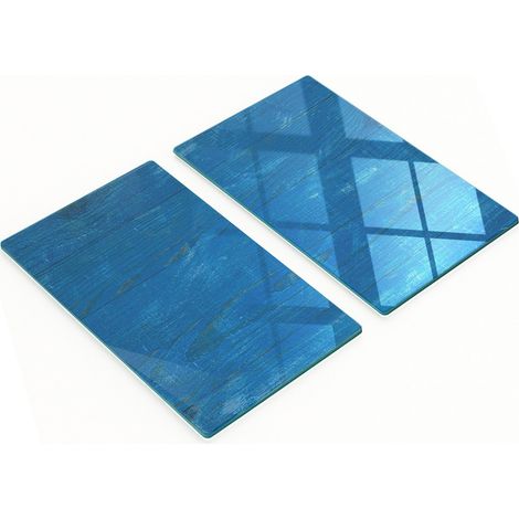 Tablas decorativas de vidrio para cortar y servir, tablas de madera de 2x30x52 cm (1/5)
