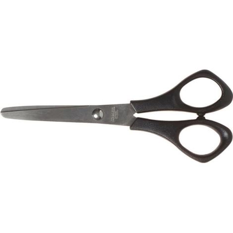 Ciseaux scolaires - - 14 cm - Lames tranchantes - Poignées ergonomiques - 1 pce