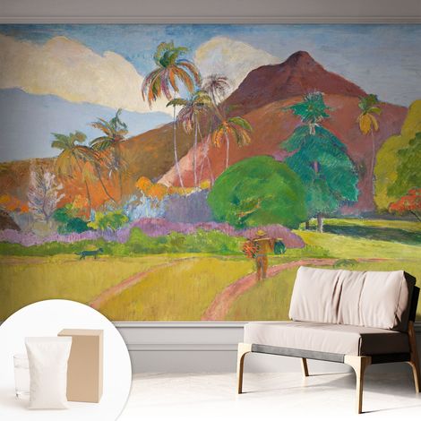 Fototapete Tapete Vliestapete mit Kleber - trendige Wanddeko - Schlafzimmer - Wohnzimmer Exotische Natur 312x219 cm (1/5)