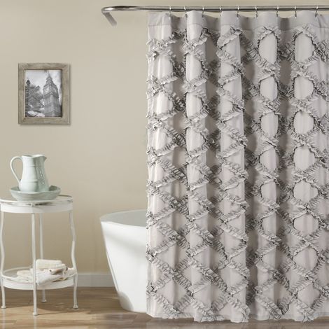 Rideau de Douche, Gris, 182,9 x 182,9 cm (1/5)