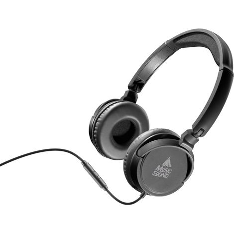 Music Sound Color Foldable Jack 3.5 Auriculares on-ear con cable, conector auxiliar 3,5 y micrófono (1/4)