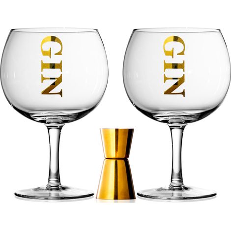 Table Passion - Coffret de 2 verres à Gin et doseur