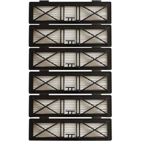 Lot de 6 filtres HEPA pour Neato Botvac D7 D3 D4 D5 D6 D70 D75 D80 D85 pour filtres Neato Botvac 75e 80 85 pièces-- (1/5)