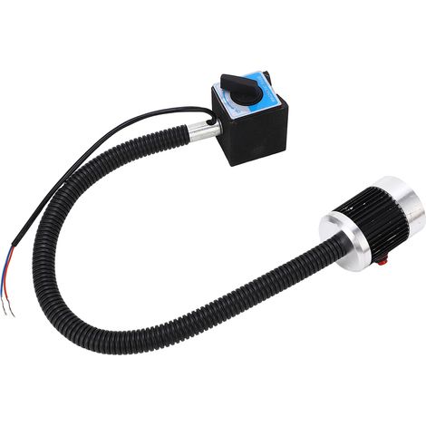 Lampe LED pour machine-outil, col de cygne flexible, base magnétique, éclairage blanc doux haute luminosité, pour tour CNC, 220 V CA, 5 W (1/5)