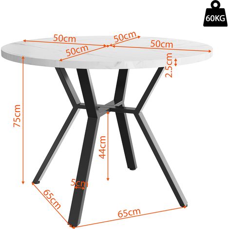 Ensemble table et chaises 5 pièces, ensemble de salle à manger rond moderne et épuré en marbre, pieds de table en métal noir + 4 chaises ergonomiques en daim noir (1/5)