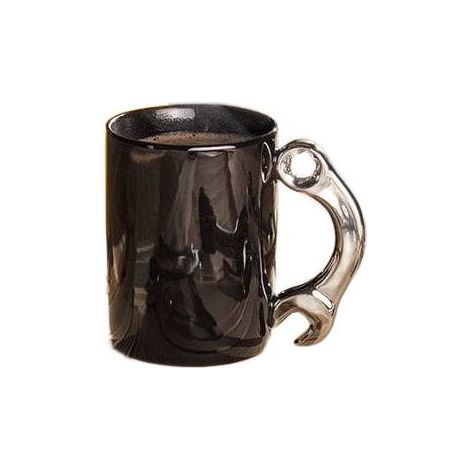 Taza de mecánico con llave inglesa, regalo para un manitas. (1/3)