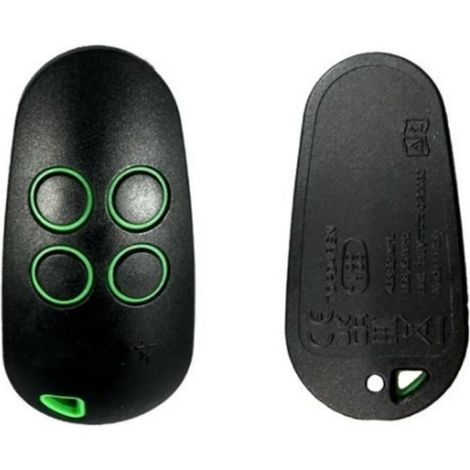 Télécommande de porte de garage Télécommande 433,92 MHz Rolling Code change à chaque transmission 4 canaux double fréquence 433,92 et 868,35 MHz (standard 868,35 MHz)