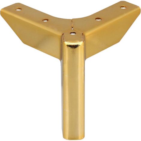 Pieds de meubles triangulaires en métal doré de 10 cm de haut, compatibles avec canapés et armoires - zkhj (1/5)