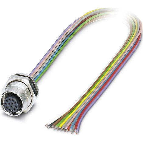 Phoenix Contact 1419713 Sensor-/Aktor-Einbausteckverbinder M12 Buchse, Einbau 0.50 m Polzahl Sensore