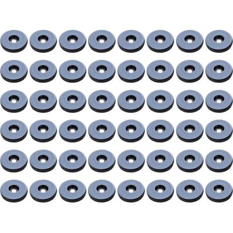 Patins Meubles,Lot de 48 patins de meubles ronds en téflon,Anti-vibration Patins Glisseurs pour Meubles,(Ronde) 19 mm (1/4)