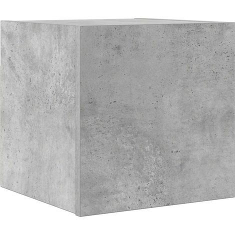 vidaXL Mueble de salón de pared gris hormigón 30,5x30x30 cm (1/2)