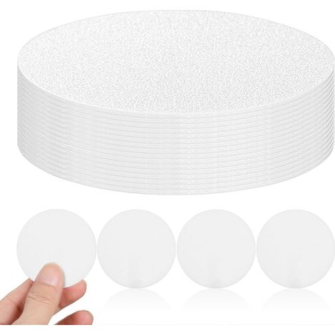 Lot de 20 diffuseurs LED ronds - Polycarbonate robuste - Anti-éblouissement optimal - Pour spots encastrés et plafonniers - Compatible divers luminaires (1/5)