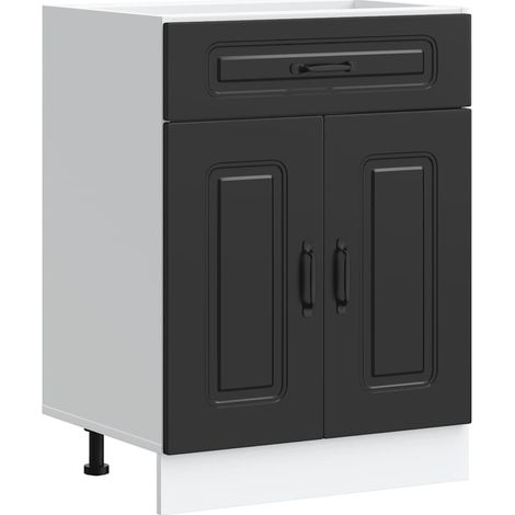 Maison Exclusive - Base da Cucina Kalmar Nero in Legno Multistrato