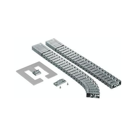 Organizador de cables flexible Triton negro 75 cm