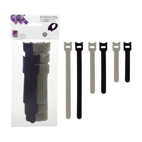 TRU COMPONENTS 30S014 Kit fascette a strappo 30 pz.