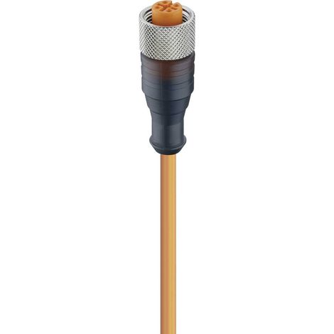 Lumberg Automation 11349-1 Connettore confezionato per sensore o attuatore M12 Presa dritta 5.00 m Numero di poli: 4 1