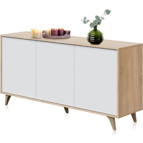 Aparador Lira Blanco Artik (Blanco Mate) - Roble Canadian (ancho) x 75cm (alto) (1/5)