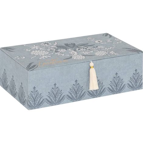 Nähkästchen Wild Keramik hellblau 30x18,5cm - Atmosphera créateur d'intérieur (1/5)