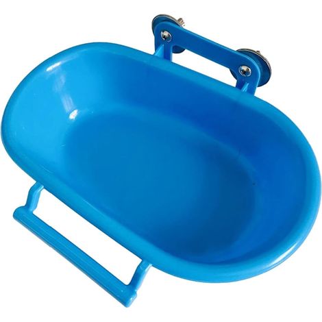 Baignoire pour Oiseaux, boîte de pour Perroquet - Grande boîte de Baignoire Cage - Mangeoire à Eau Murale pour Oiseaux d'extérieur, pour perruches Moyennes et Petites