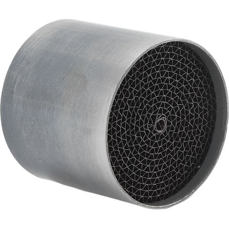 Pot d'échappement de moto avec catalyseur en acier inoxydable, silencieux central avant universel, 53 x 50 mm / 2,08 x 1,96 pouces (1/5)