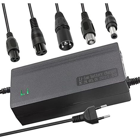 29.4v 5a Li-ION Chargeur de Batterie Multi-Plug Compatible avec I-100 All-Star Super Ranger, Astro Turbo Adaptateur Secteur 24V 7s (1/5)