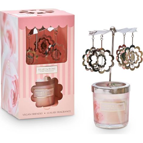 Coffret mini bougie et carrousel étreinte florale (1/3)