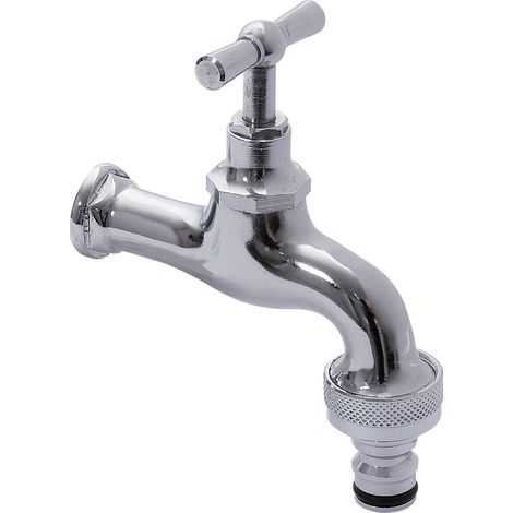Rubinetto per Fontana da Giardino in Ottone Cromato Belfer RUB/025 (1/2)