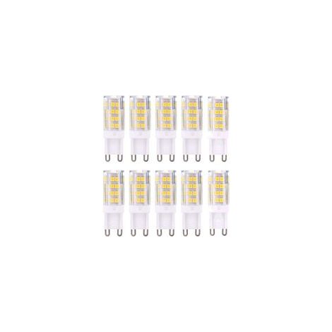 Ampoules LED G9 5 W (équivalent 40 W), lumière chaude 3000 K, non dimmable, 220–240 V, classe énergétique A+, lot de 10 (1/5)
